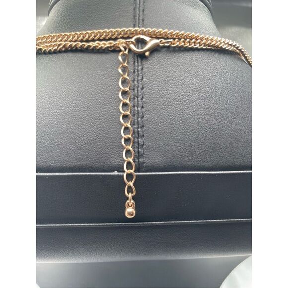 Telephone Necklace Rhinestones Costume Vintage Whimsical Long Chain - Picture 4 of 10